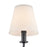 Atlas Lighting Hoyle 24'' Wide 3Lt Vanity Light, Matte Black/White