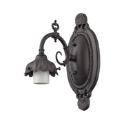 Atlas Lighting Mix-N-Match 8in 1-Light Wall Sconce | Traditional Bronze Metal, No Shade | Bedroom & Hallway | 5 x 7 x 8 in | Model WL11665-BZ