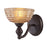 Atlas Lighting Norwich 8'' High 1Lt Sconce, Oiled Bronze/Amber