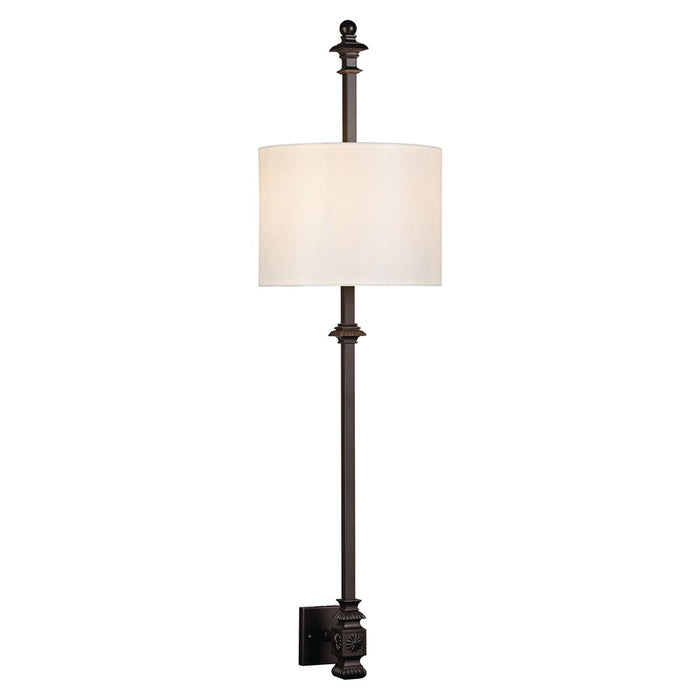 Atlas Lighting Torch 45'' High 2Lt Sconce, Bronze/Beige / Off White