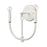 Atlas Lighting Continuance 11'' High 2Lt Sconce, White Coral