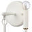 Atlas Lighting Continuance 11'' High 2Lt Sconce, White Coral