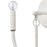 Atlas Lighting Continuance 11'' High 2Lt Sconce, White Coral