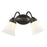 Atlas Lighting Califon 13'' Wide 2Lt Vanity Light, Bronze/White