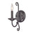 Atlas Lighting Montgomery 12'' High 1Lt Sconce, Bronze/No Shade