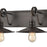 Atlas Lighting Spindle Wheel 42''W 4Lt Vanity, Bronze/No Shade