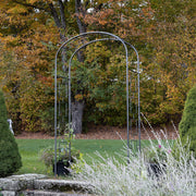ACHLA Modern Arbor ARB-11 | Wrought Iron Garden Arbor | Entryway & Vine Support | 55W x 21D x 100H in, Graphite Powder Coated | Model ARB-11