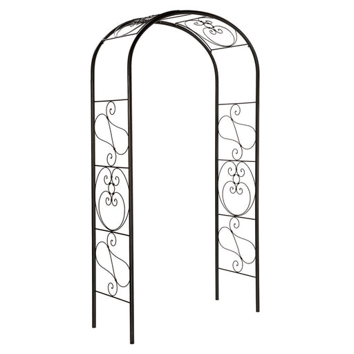 ACHLA Ferro Firenze Arbor | Traditional Italian Wrought Iron Garden Arch | Entryway & Vine Support | Model ARB-27