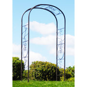 ACHLA Ferro Firenze Arbor | Traditional Italian Wrought Iron Garden Arch | Entryway & Vine Support | Model ARB-27