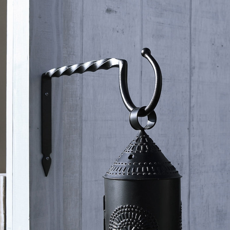 ACHLA Large Jumbo Bracket 18in Wrought Iron Black Powder Coat | Industrial Wall Mount Shelf Support | Kitchen & Garage Storage | Model B-26