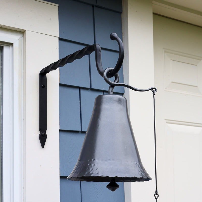 ACHLA Large Jumbo Bracket 18in Wrought Iron Black Powder Coat | Industrial Wall Mount Shelf Support | Kitchen & Garage Storage | Model B-26