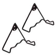 ACHLA Plate Medium Wall Hanger 2-Pack | Roman Bronze Wrought Iron Wall Decor | Kitchen & Dining Room Plate Display | Model B-37M-2
