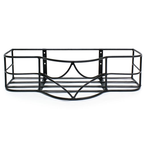 ACHLA Argyle Window Box | Black Wrought Iron | Outdoor Flower Pot Holder for Windows & Balconies | 14 x 30 x 8 in | Model B-50