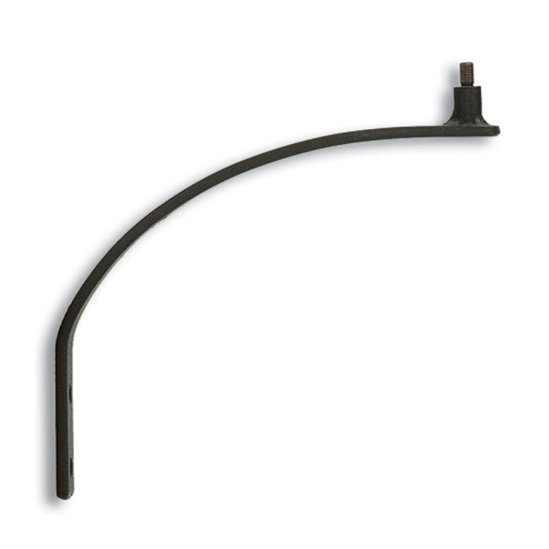 ACHLA Aspen Leaf Birdbath Wall Mount Bracket | Antique Brass Plated Brass and Black Wrought Iron | Small Garden & Urban Landscape | Model BB-04-WM