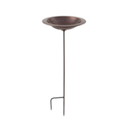 ACHLA Classic II Birdbath with Stand | Copper Antique Finish | Garden & Patio Accent | 12.75 x 12.75 x 3 in | Model BB-05-S