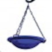 ACHLA Cobalt Blue Hanging Birdbath