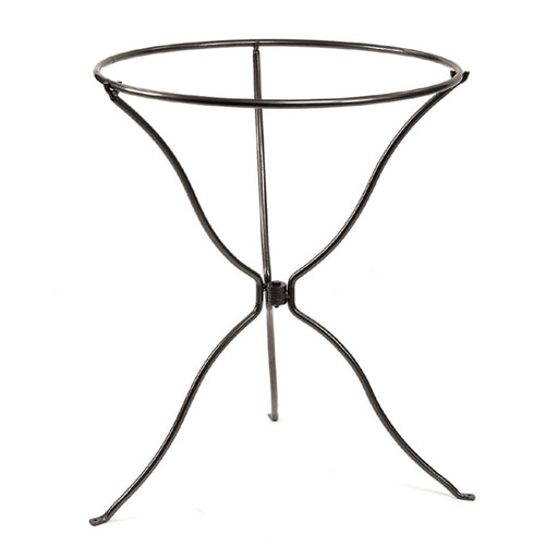 ACHLA Tripod Ring Stand | Graphite Powder-Coated Wrought Iron | Garden & Patio Birdbath Stand | 23in Dia x 29in H | Model BBS-14