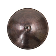 ACHLA Burnt Copper Birdbath with Stand | Hammered Stainless Steel Antique Copper Finish | Outdoor Garden & Patio Bird Bath | Model BCB-01-S