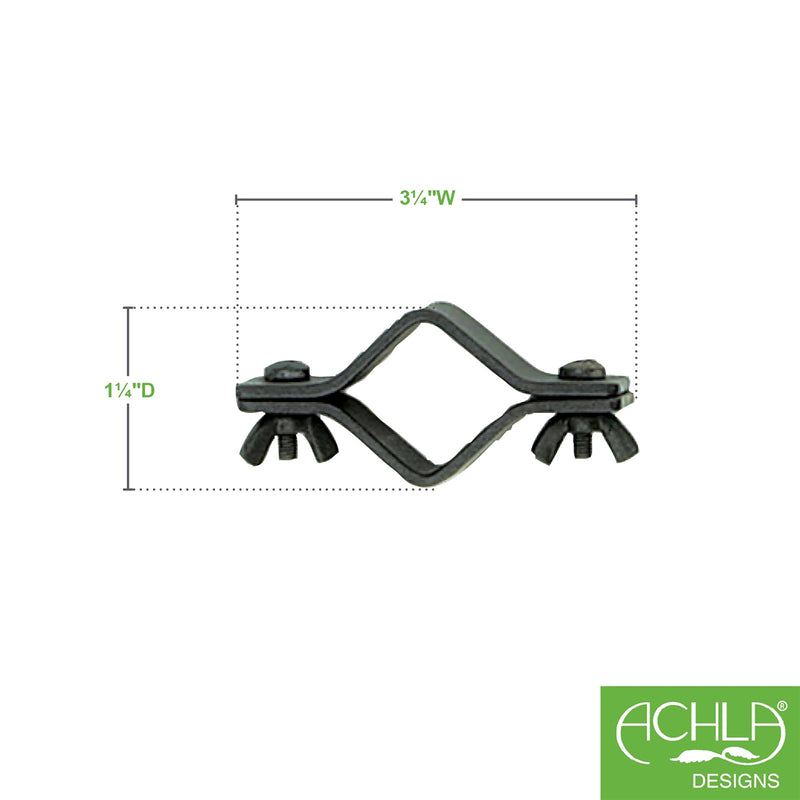ACHLA Squirrel Deflector 18in Wrought Iron Bird Feeder Guard | Powder Coated Galvanized Steel | Garden & Patio Baffle | 18 x 18 x 6 in | Model BGD-01