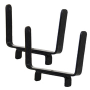 ACHLA Deck Bracket I Wrought Iron Flower Box Bracket | Black Wrought Iron | Deck & Patio Railing Planter Support | 6.25 x 5 in | Model BGK-13