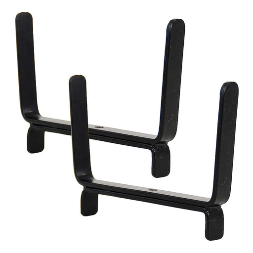 ACHLA Deck Bracket II | Wrought Iron Flower Box Bracket | For 2x6 Railing & 8in Deep Box | 6.25 x 5 x 0.75 in | Model BGK-14