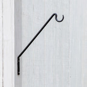 ACHLA 13in 1-Light Wall Sconce | Industrial Black Powdercoat Wrought Iron | Outdoor Patio & Deck Accent Light | 13 x 15.5 x 0.5 in | Model BGP-09S