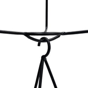 ACHLA Vera Plant Hanger Set of 2 | Black Wrought Iron | Indoor & Outdoor Hanging Planter | 10 x 10 x 45 in | Model BH-03-2