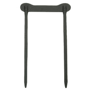 ACHLA Boot Scraper | Wrought Iron Black Powder Coat | Garden & Entryway Mud Remover | 17 x 11 x 1 in | Model BS-03