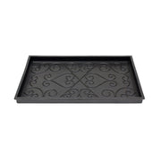 ACHLA Boot Tray Small | Black Natural Rubber | Entryway & Mudroom Catch-All | 14 x 24 x 2 in | Model BT-01S