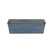 ACHLA Galvanized Steel Flower Box Planter Medium 24in | Classic Windowbox Nantucket Blue | Balcony & Entryway Container Garden | Model C-20NB