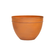 ACHLA Solaria Small Planting Pot 8in | Burnt Sienna Galvanized Steel | Indoor & Outdoor Planter | 8 x 8 x 6 in | Model C-63BS