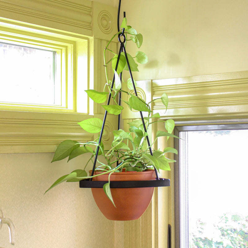 ACHLA Solaria Small Planting Pot 8in | Burnt Sienna Galvanized Steel | Indoor & Outdoor Planter | 8 x 8 x 6 in | Model C-63BS