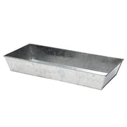 ACHLA Antiqued Tray Small | Galvanized Steel Serving Tray | Plant Grouping & Table Protection | 19.75 x 9.5 x 3 in | Model C-90