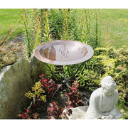 ACHLA Classic Birdbath 24in Round | Traditional Brass with Antique Copper Finish | Outdoor Garden & Patio Water Feature | Model CBB-01