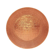 ACHLA Classic II 24in Hammered Copper Birdbath Bowl | Brass Construction, Natural Patina | Garden & Backyard Water Feature | Model CBB-02