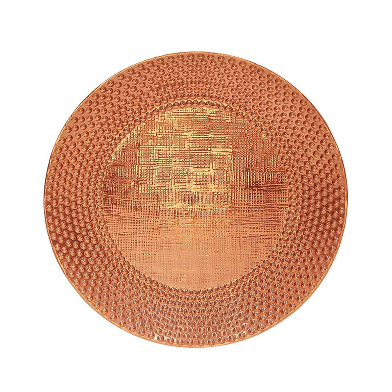 ACHLA Classic II 24in Hammered Copper Birdbath Bowl | Brass Construction, Natural Patina | Garden & Backyard Water Feature | Model CBB-02