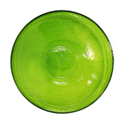 ACHLA 14in Fern Green Crackle Glass Decorative Bowl | Handcrafted Art Glass | Patio & Garden Accent | 14 x 14 x 2.5 in | Model CGB-14FG