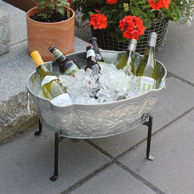 ACHLA Tabletop Stand CWI-01 | Black Wrought Iron Folding Stand | Party & Catering Display | 9 x 9 x 7 in | Model CWI-01