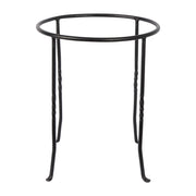 ACHLA Ring Stand 12in Round Plant Stand | Black Wrought Iron | Patio, Deck & Indoor Plant Display | 12 x 12 x 14 in | Model FB-14