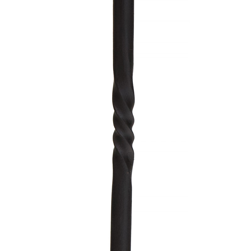ACHLA 18in Ring Stand | Black Powdercoat Wrought Iron | Indoor & Outdoor Plant Stand & Birdbath Holder | 13 x 13 x 18 in | Model FB-18