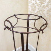 ACHLA Tulip Plant Stand | Roman Bronze Wrought Iron | Patio & Indoor Plant Display | 15.5 x 15.5 x 28 in | Model FB-20