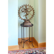 ACHLA Flowers Plant Stand III 24.75in Tall | Wrought Iron Roman Bronze Powder Coat | Patio, Deck & Indoor Plant Display | 14.5 x 14.5 x | Model FB-23