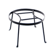 ACHLA Argyle Plant Stand I 8in | Wrought Iron Graphite Powder Coat | Indoor & Outdoor Plant Display | 15 x 15 x 9 in | Model FB-30