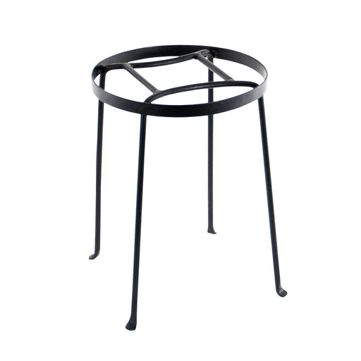 ACHLA Argyle Plant Stand II 14in | Wrought Iron Graphite Powder Coat | Indoor & Outdoor Patio Display | 10.5-15in Dia x 14in H | Model FB-31