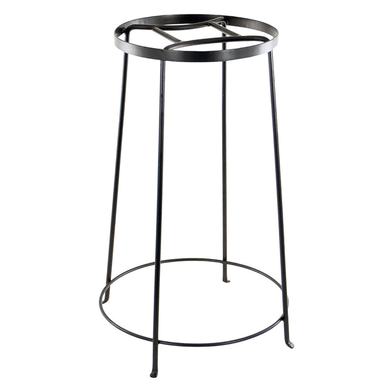 ACHLA Argyle Plant Stand IV 24in | Wrought Iron Graphite Powder Coat | Indoor & Outdoor Pedestal | 12-17.25 x 12-17.25 x 24 in | Model FB-33