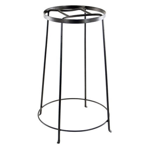 ACHLA Argyle Plant Stand IV 24in | Wrought Iron Graphite Powder Coat | Indoor & Outdoor Pedestal | 12-17.25 x 12-17.25 x 24 in | Model FB-33