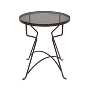 ACHLA Capri 18in Plant Stand | Roman Bronze Wrought Iron | Patio & Balcony Side Table | 16 x 16 x 18.5 in | Model FB-36