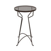 ACHLA Capri 14in Plant Stand | Roman Bronze Wrought Iron | Patio & Sunroom Side Table | 14 x 14 x 25 in | Model FB-37