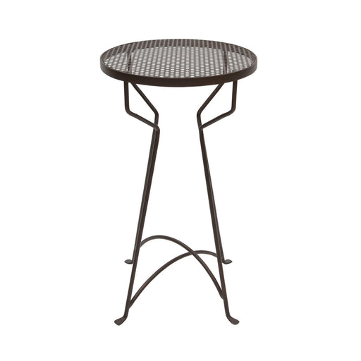 ACHLA Capri 14in Plant Stand | Roman Bronze Wrought Iron | Patio & Sunroom Side Table | 14 x 14 x 25 in | Model FB-37
