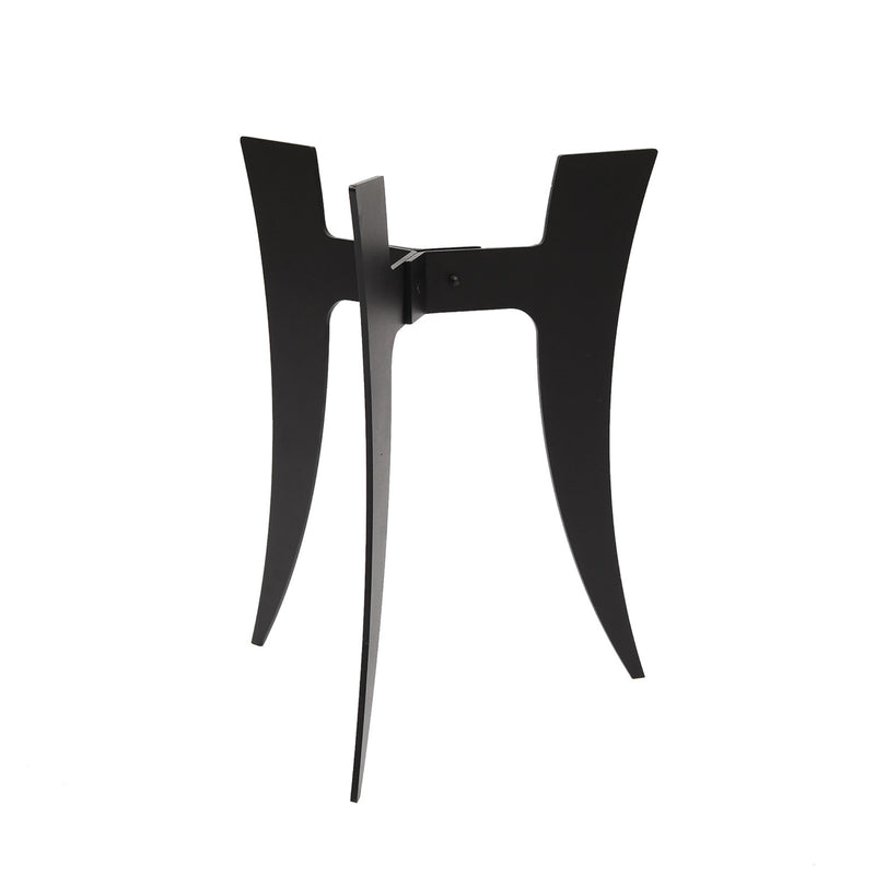 ACHLA Ibex II Plant Stand 14in | Black Powdercoat Wrought Iron | Indoor & Outdoor Pedestal for Tall Planters | 14 x 14 x 18 in | Model FB-72